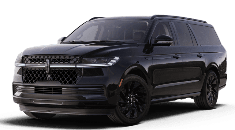 A luxury black Lincoln Navigator L for your transportation needs